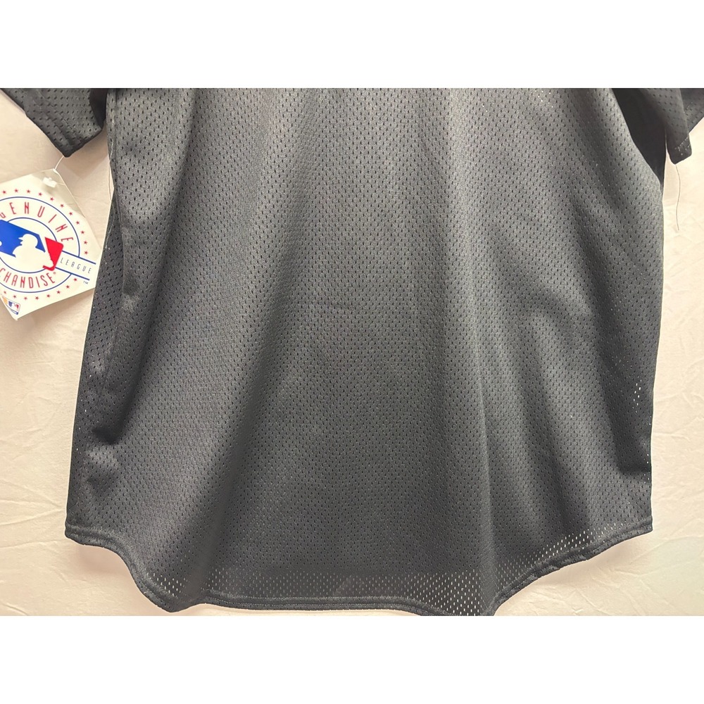 Tampa Bay Devil Rays Majestic MLB Jersey Mens Black Short Sleeve NWT Vintage New - Picture 5 of 11